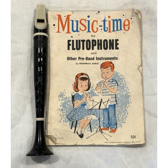Other - Music Time Flutophone  Instrument 1967 Sheet Music